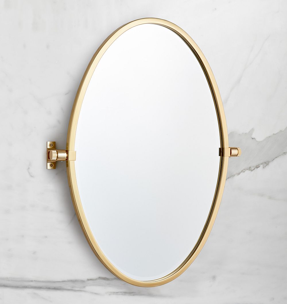 West Slope Oval Pivot Mirror by Rejuvenation
