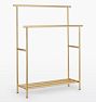 Open Box: Riley Standing Towel Bar Rack - Aged Brass