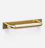 Patton Drawer Pull, 4 inch - Aged Brass