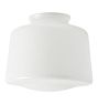 6-1/2in Opal Schoolhouse Drum 3-1/4in Fitter Shade