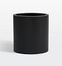 Open Box: DNU-Modern Fiberstone Cylinder Planter, 16-7/8" Diameter