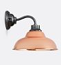 Carson 8" Dome Sconce, Polished Copper