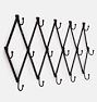 Iron Accordion Hook Rack