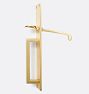 Gate Thumb Latch, Aged Brass