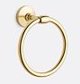 Eastmoreland Towel Ring, Aged Brass