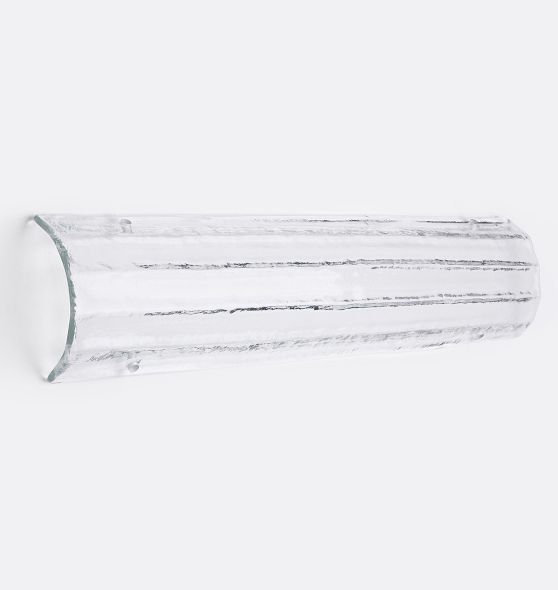 28" Clear Fluted Glass by Rejuvenation