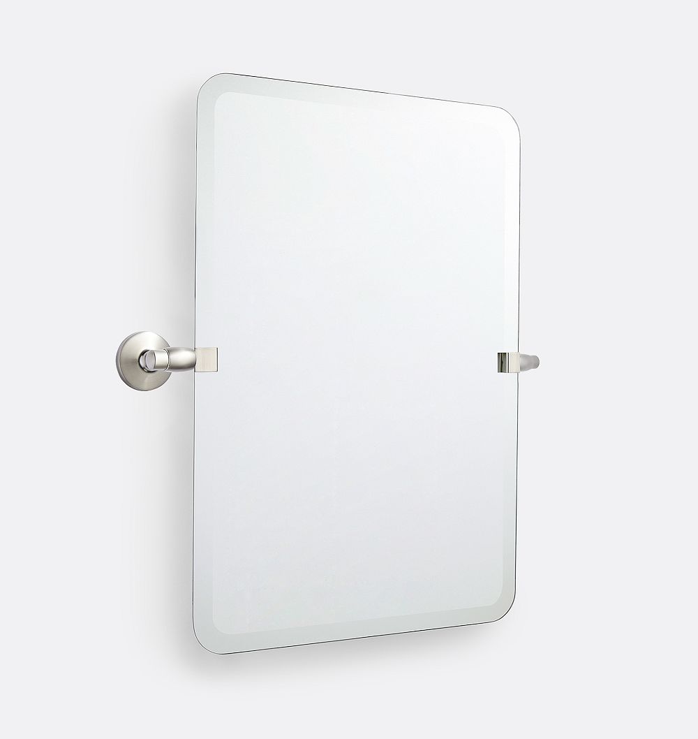 Eastmoreland Frameless Rounded Rectangle Pivot Mirror by Rejuvenation