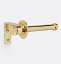 West Slope Toilet Paper Holder, Aged Brass