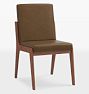 Open Box: Broadbent Leather Dining Chair - Echo Leather Umber, Walnut Finish