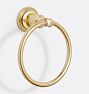 Rigdon Towel Ring, Aged Brass