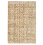 Vintage Turkish Wool Hand-Knotted Allover Mustard Area Rug 10'6" x 6'11"