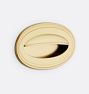 Nora Inset 4in Cabinet Flush Pull CP