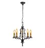 Vintage Romance Revival 20th Century Botanical Chandelier