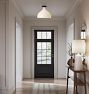 FOLK Abigail Soft Cone Glass Semi-Flush Mount