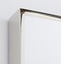 Thin Metal Frame Double Vanity Mirror