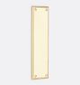 Lachlan Push Plate, Aged Brass