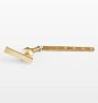 Rigdon Lever-Handle Toilet Flush Lever - Aged Brass
