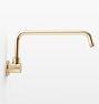 Shower Arm Wall Mount Offset 14in CP PVD