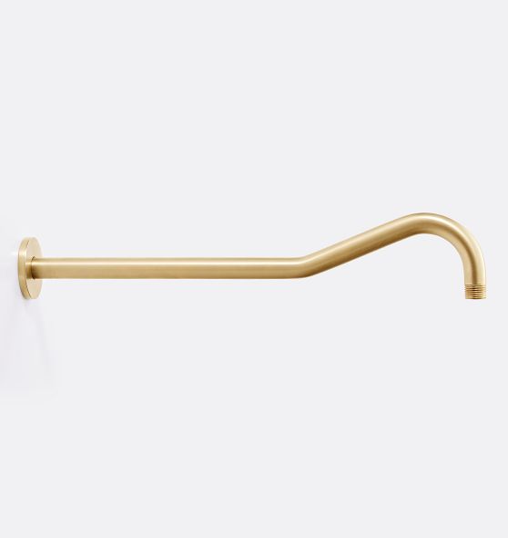 17-1/2" Wall Mount Gooseneck Shower Arm