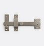 Gate Drop Bar With Knob, White Bronze