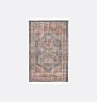 Open Box: Halena Indoor/Outdoor Hand-Knotted Rug, 3" x 5" - Rosewood & Gunmetal