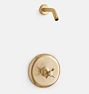 Rollins Pressure Balanced Shower Set - Aged Brass