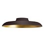 Metal Dish Shade, 12" Width, Matte Mulberry