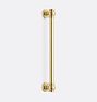 Hanson Cabinet Appliance Pull, 12" - Aged Brass
