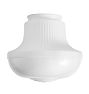 Ogee Shade, 9" Diameter - 4" Fitter - Opal Glass