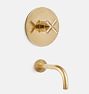 Waterhouse Pressure Balanced Tub Filler - Aged Brass