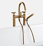 Blair Tub Filler Floor Mount Widespread Cross Handle HEB
