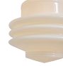 Semi Flush with Vintage Mid Century Modern Space Shade