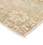 Vintage Turkish Wool Hand-Knotted Allover Cream Area Rug 9'7" x 6'2"