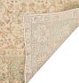 Vintage Turkish Wool Hand-Knotted Allover Cream Area Rug 9'7" x 6'2"