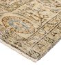 Vintage Turkish Wool Hand-Knotted Allover Yellow Area Rug 10'9" x 6'9"
