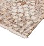 Vintage Turkish Wool Hand-Knotted Medallion Apricot Area Rug 10'5" x 6'7"