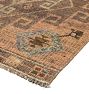Vintage Turkish Wool Hand-Knotted Medallion Peach Runner 10'8" x 3'