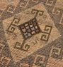 Vintage Turkish Wool Hand-Knotted Medallion Peach Runner 10'8" x 3'