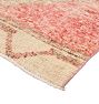 Vintage Turkish Wool Hand-Knotted Medallion Red Runner 12'2" x 2'9"