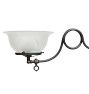 Vintage Victorian 3 Light Chandelier with Wheel Cut Shades