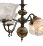 Vintage Victorian 6 Light Chandelier Gas Electric