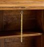 Vintage Victorian Secretary Desk with Mirror and Carved Scrollwork