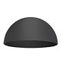 UNO Metal Shade 12in x 5.8in Dome Matte Black