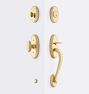 Door Set Terrance Ext D handle x Terrance knob CP