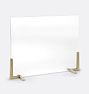 Axton Glass Screen Burnished Brass