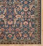 Curved Leaves Hand-Knotted Rug