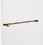 Rigdon Shower Door Pull 18in x Knob x Dummy HEB