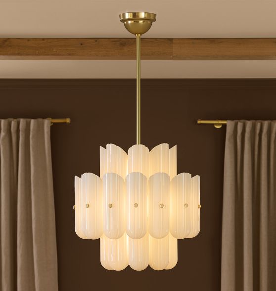 Roll & Hill Lorna LED Double Tier Chandelier, 25" Width by Rejuvenation