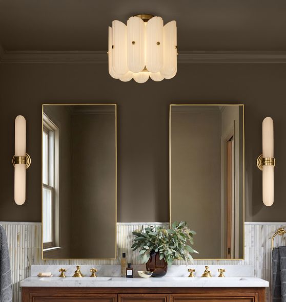 Roll & Hill Lorna LED Flush Mount by Rejuvenation