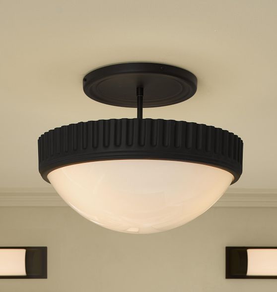 Rhea Semi-Flush Mount by Rejuvenation